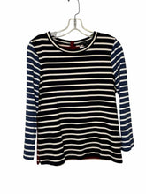 Load image into Gallery viewer, J Crew Size Medium Navy Stripe Pre-Owned Top- Ladies
