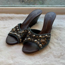 Load image into Gallery viewer, Giuseppi Zanotti Size 39.5 Blue Sandal Pre-Owned Shoes- Ladies
