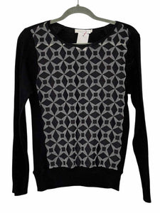 anne fontaine Size 4 Black Pre-Owned Sweater- Ladies