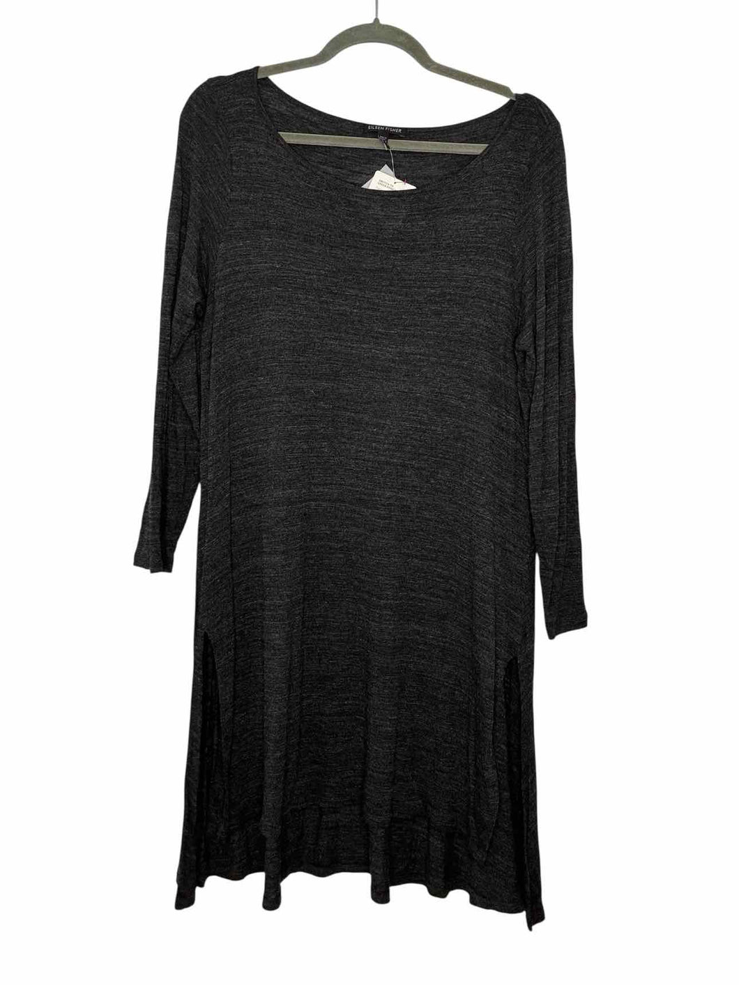 Eileen Fisher Size Large Grey Pre-Owned Dress- Ladies