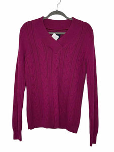 IZOD Size Large Fuchsia Pre-Owned Sweater- Ladies