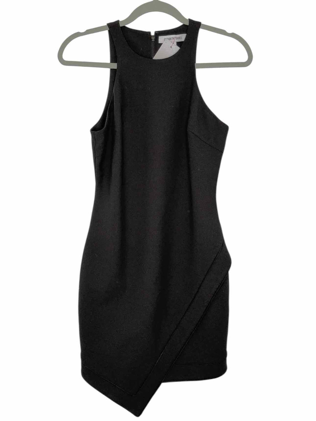Elizabeth and James Size 4 Black Pre-Owned Dress- Ladies