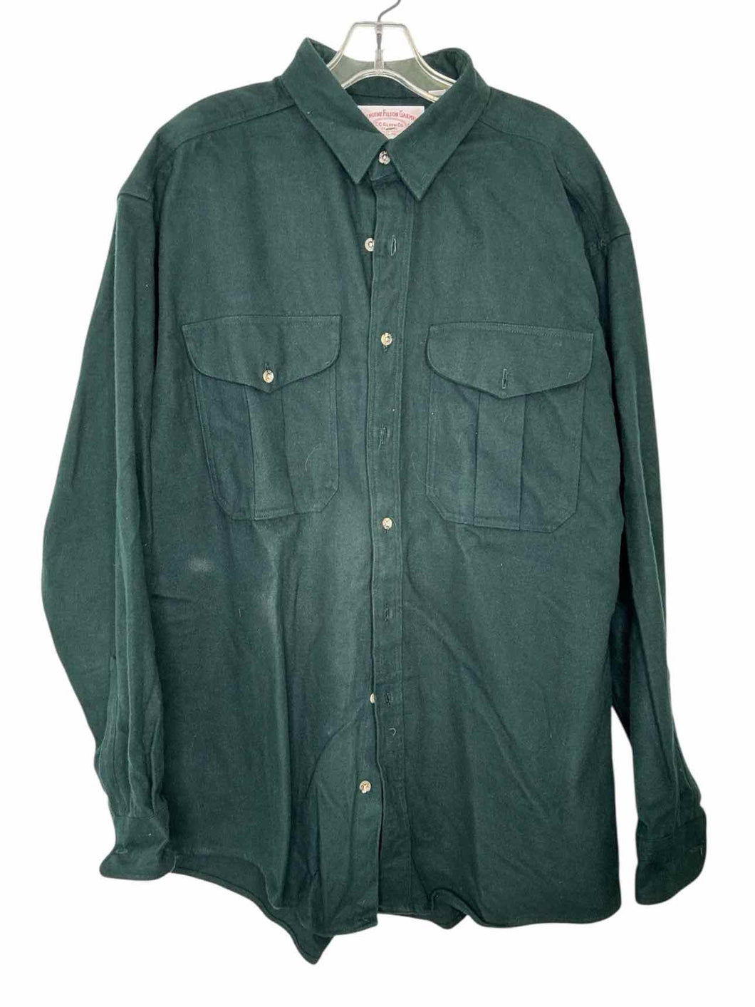 Filson Size L Green Pre-Owned Shirt- Mens