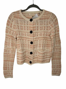 Knitted & Knotted Size Small Pink Pre-Owned Sweater- Ladies