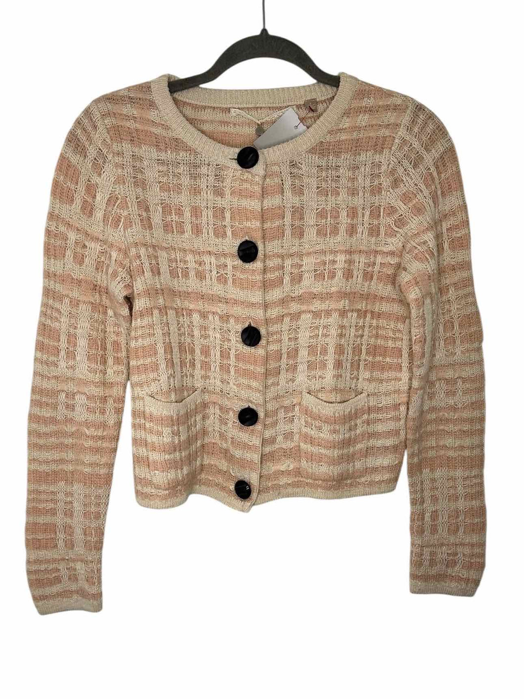 Knitted & Knotted Size Small Pink Pre-Owned Sweater- Ladies