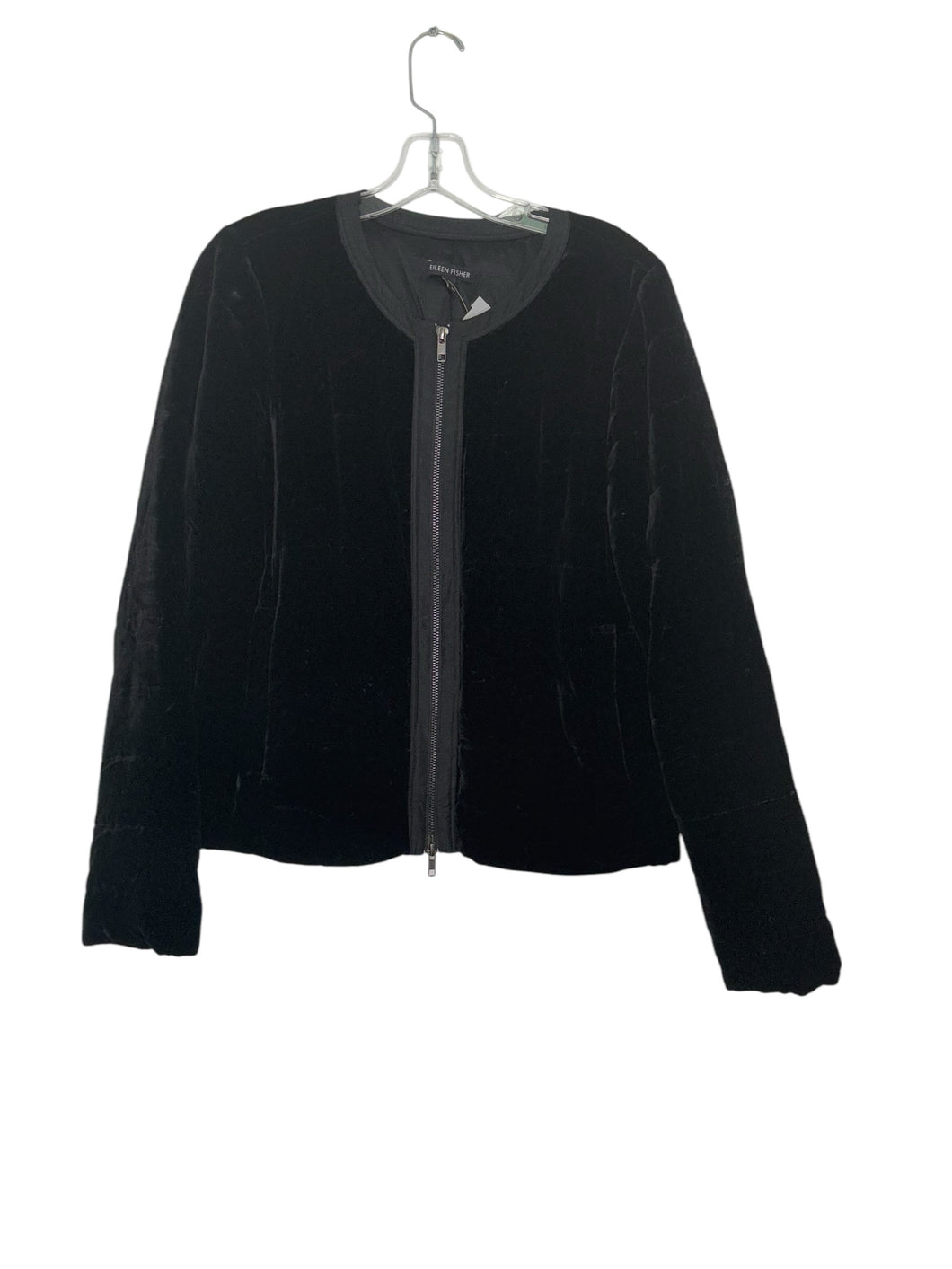 Eileen Fisher Size Small Black Pre-Owned Jacket- Ladies