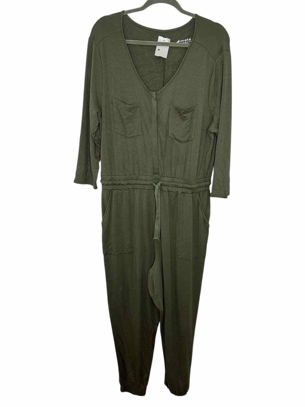 Size X-Large Army Green Pre-Owned Jumpsuit- Ladies