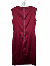 Load image into Gallery viewer, St John Size 6 Red Pre-Owned Dress- Ladies

