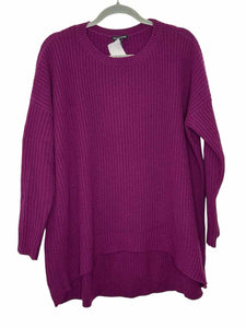 Eileen Fisher Size Medium Raspberry Pre-Owned Sweater- Ladies