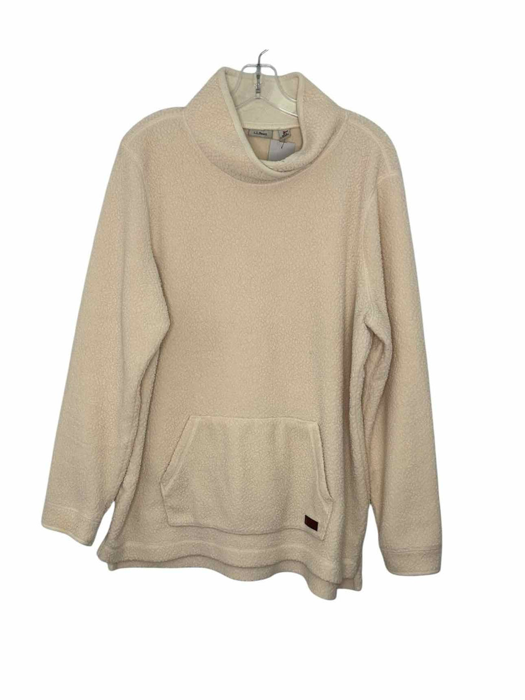 LL Bean Size X-Large Ivory Pre-Owned Pullover- Ladies