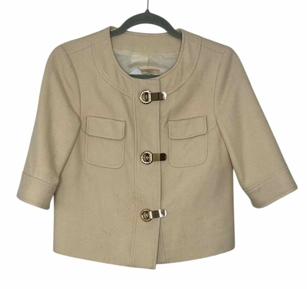 Michael Kors Size X- Small Ivory Pre-Owned Blazer/Indoor Jacket- Ladies
