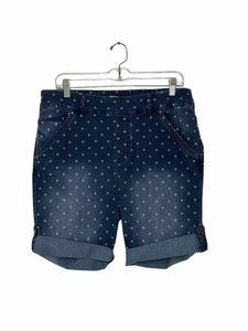 Lisette Size 12 Blue Print Pre-Owned Shorts- Ladies