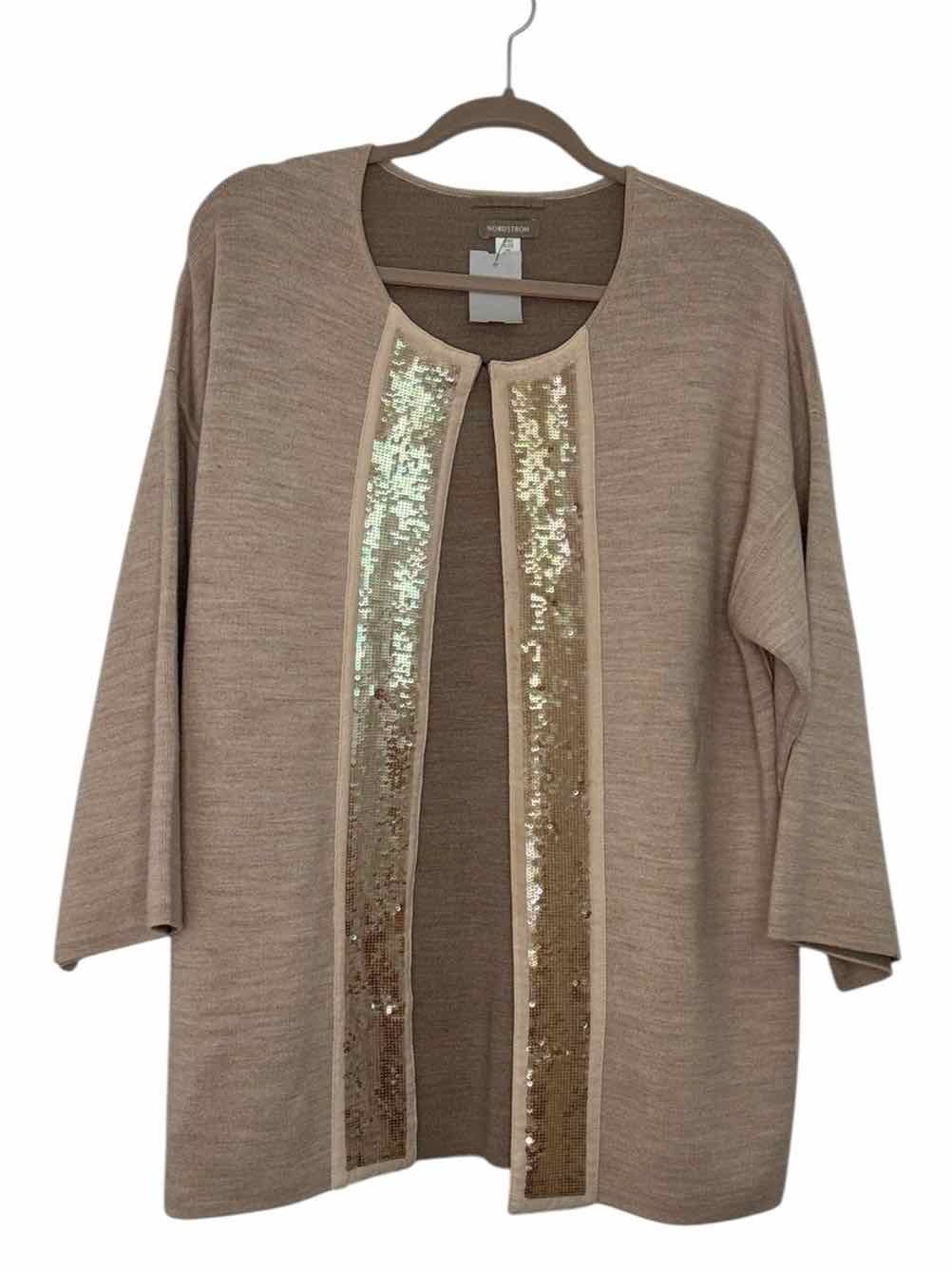 Nordstrom Size One Size Beige Pre-Owned Sweater- Ladies