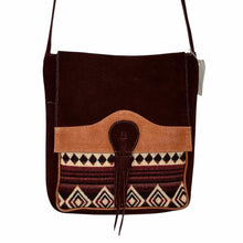 Load image into Gallery viewer, No Brand Label Burgundy Crossbody Pre-Owned Purse- Ladies
