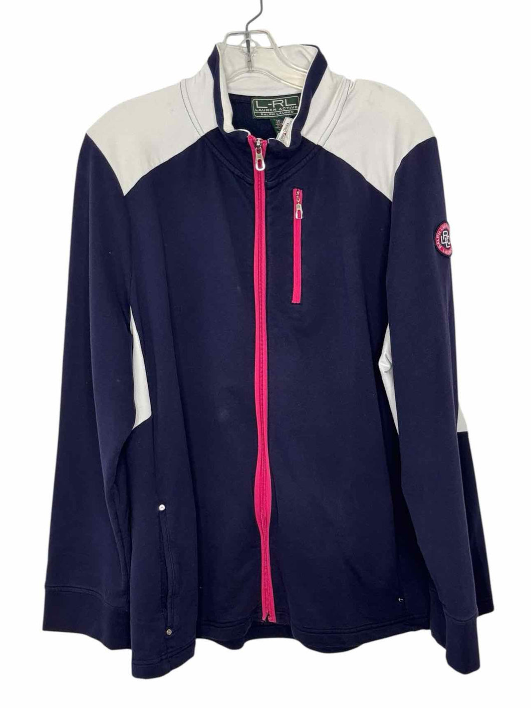 Lauren Ralph Lauren Size 2X Navy Pre-Owned Jacket- Ladies