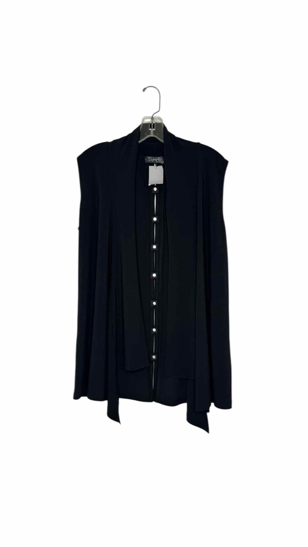 Simpli Size 8 Black Pre-Owned Vest- Ladies