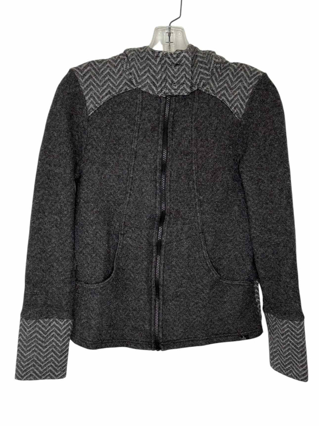 Prana Size S/M Charcoal Pre-Owned Sweater- Ladies