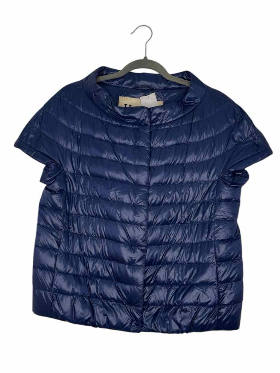Herno Size Large Blue Pre-Owned Coat- Ladies