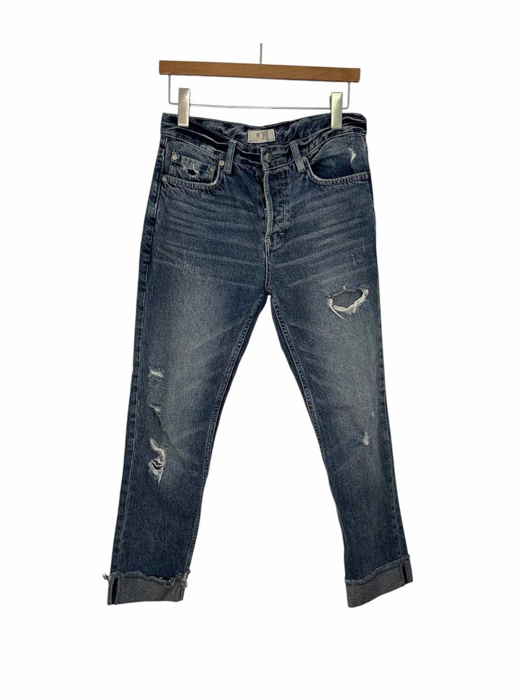 Free People Size 27 Blue Pre-Owned Jeans- Ladies
