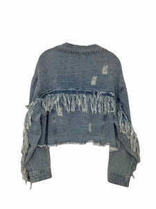 Pol Size Small Denim Pre-Owned Jacket- Ladies