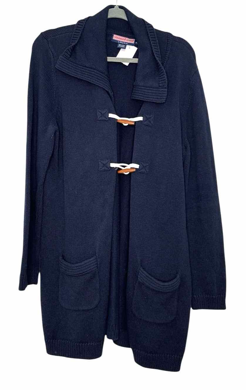 Vineyard Vines Size X-Large Navy Pre-Owned Sweater- Ladies