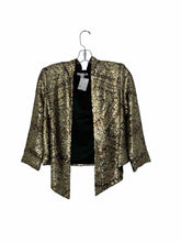 Load image into Gallery viewer, Alberto Makali Size S Gold Pre-Owned Blazer/Indoor Jacket- Ladies
