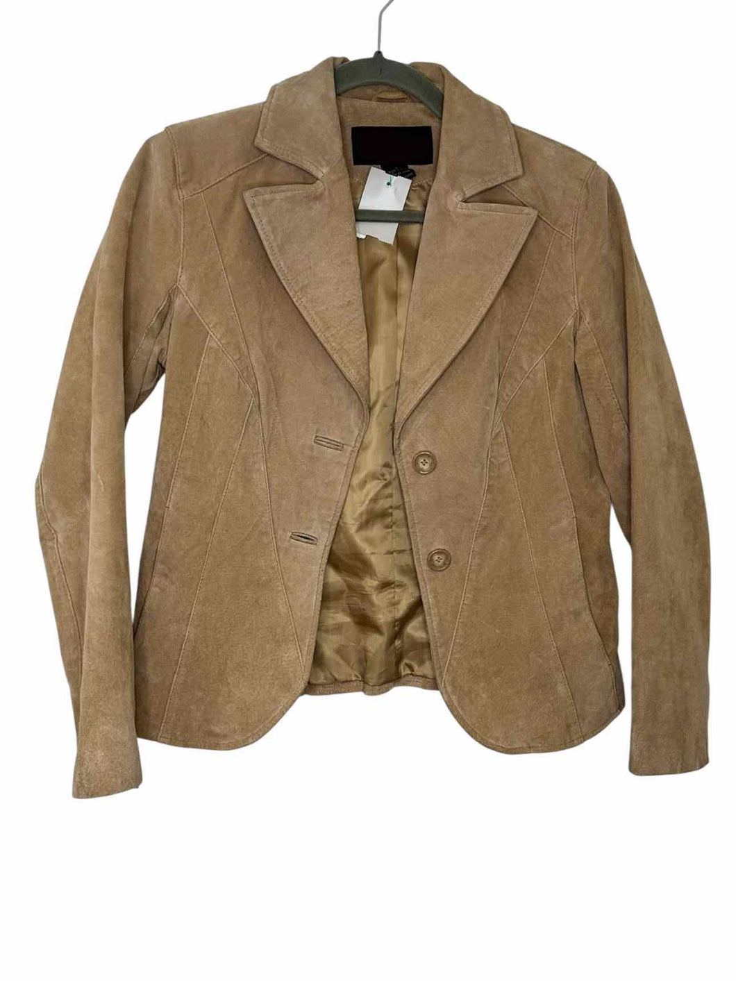 Size 4 Tan Pre-Owned Jacket- Ladies