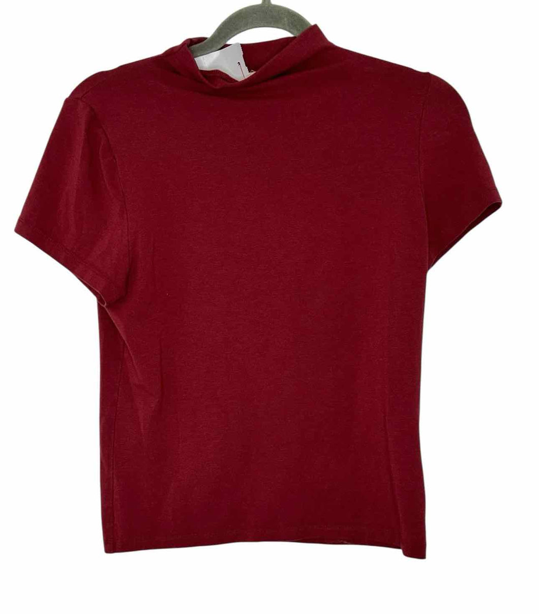 Madewell Size Large Maroon Pre-Owned Top- Ladies