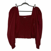 Load image into Gallery viewer, Love the Label Size Medium Rust Pre-Owned Blouse- Ladies
