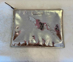 Kate Spade Size Medium Gold Pre-Owned Purse- Ladies