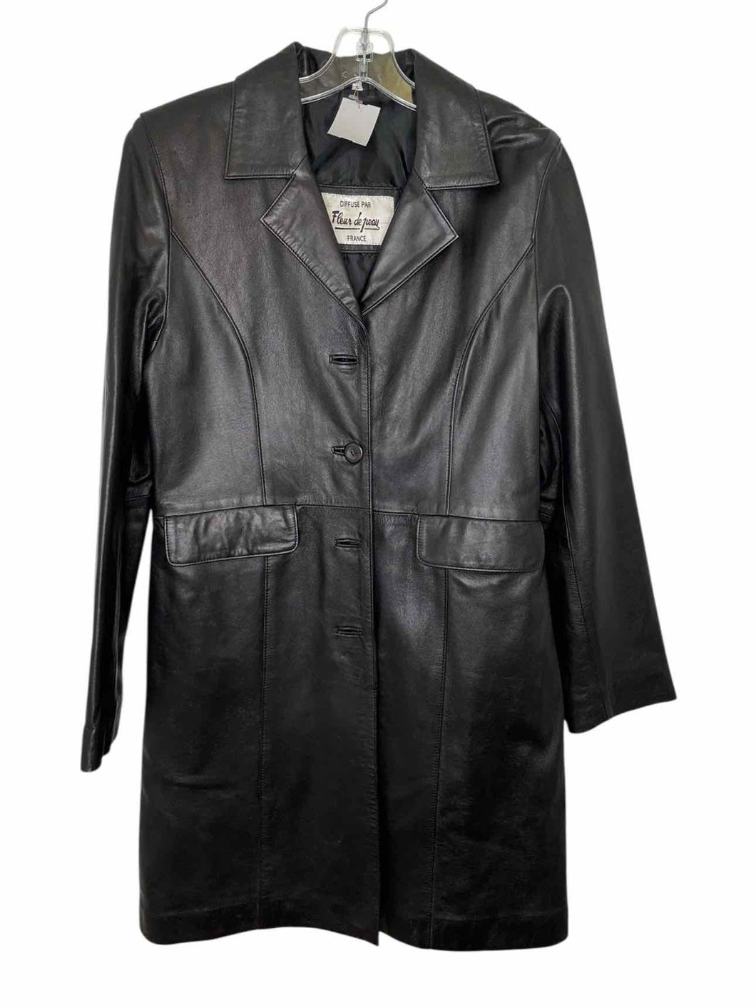 Size Large Black Pre-Owned Coat- Ladies