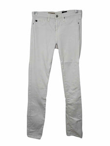 AG Size 26 White Pre-Owned Jeans- Ladies