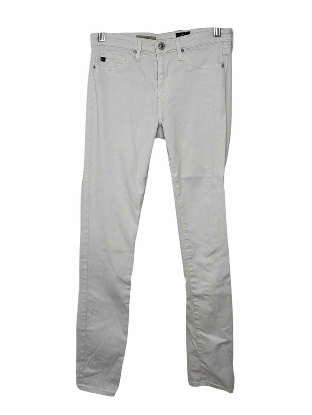 AG Size 26 White Pre-Owned Jeans- Ladies