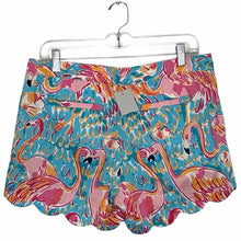 Load image into Gallery viewer, Lilly Pulitzer Size 8 Turquoise Print Pre-Owned Shorts- Ladies
