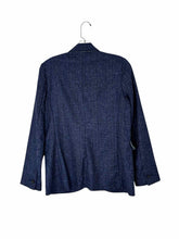Load image into Gallery viewer, Rani Arabella Size 6 Navy Plaid Pre-Owned Blazer/Indoor Jacket- Ladies

