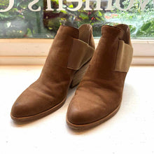 Load image into Gallery viewer, Eileen Fisher Size 8 Tan Bootie Pre-Owned Shoes- Ladies
