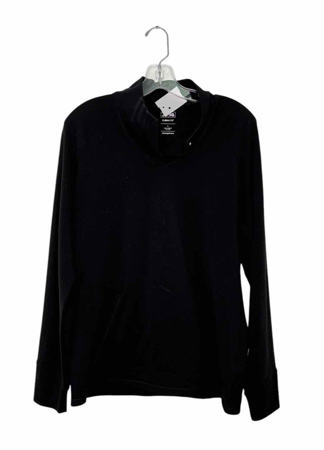 Adidas Size Large Black Pre-Owned Pullover- Ladies