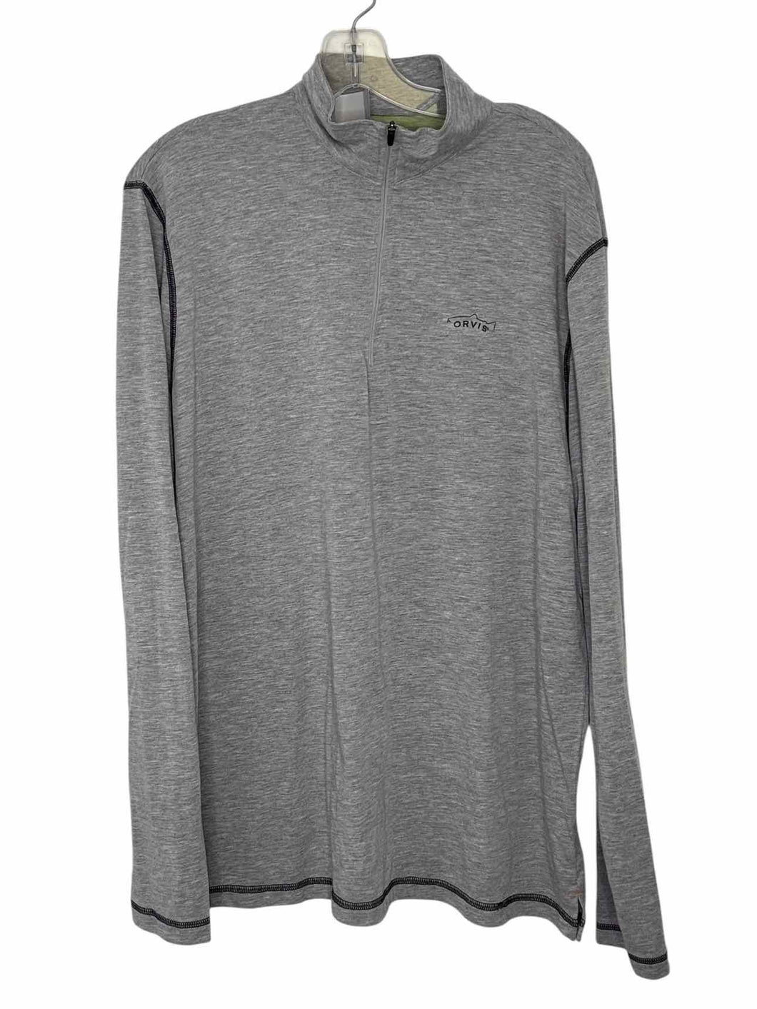 Orvis Size L Grey Pre-Owned Pullover- Mens