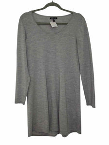 Eileen Fisher Size Medium Grey Pre-Owned Dress- Ladies