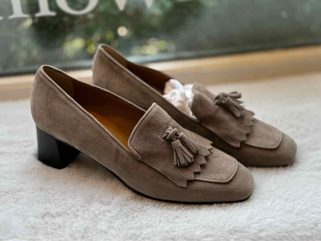 Ann Mashburn Size 40 Taupe Heels Pre-Owned Shoes- Ladies