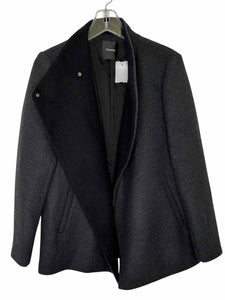 Theory Size Medium Charcoal Pre-Owned Coat- Ladies