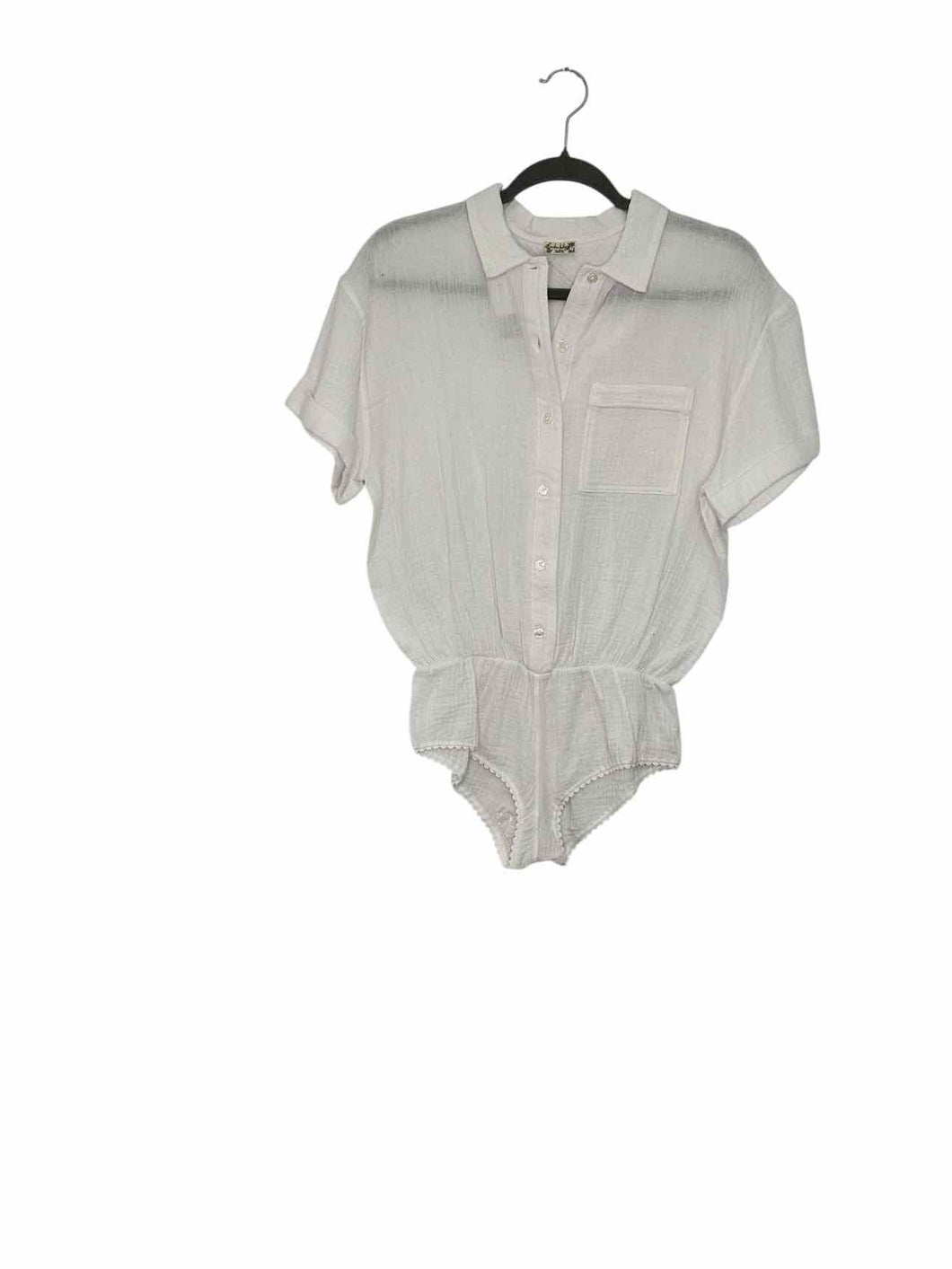 Free People Size X- Small White New w/ Tags Bodysuit- Ladies