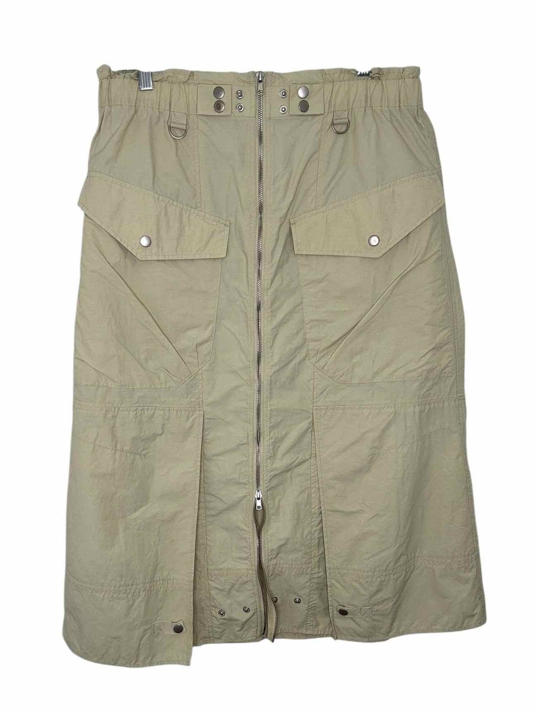 Free People Size Large Beige Pre-Owned Skirt- Ladies