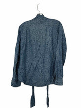 Load image into Gallery viewer, Nanette by Nanette Lepore Size L Blue Print Pre-Owned Blouse- Ladies
