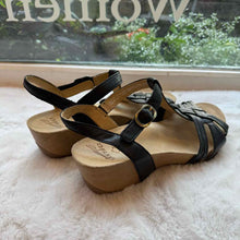 Load image into Gallery viewer, Dansko Size 39 Black Sandal Pre-Owned Shoes- Ladies
