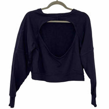 Load image into Gallery viewer, Daily Practice Size XXS Navy Pre-Owned Sweatshirt- Ladies
