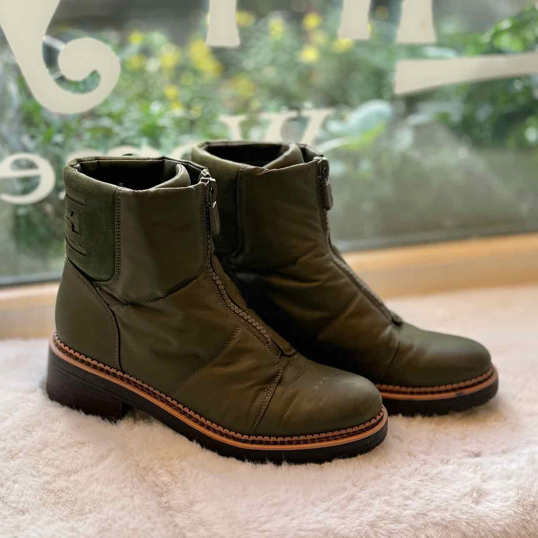 Sam Edelman Size 8.5 Green Pre-Owned Boots- Ladies