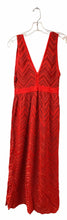 Load image into Gallery viewer, M Missoni Size 6 Red Print Pre-Owned Dress- Ladies
