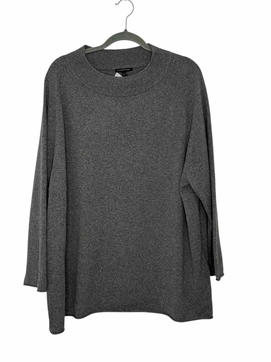 Eileen Fisher Size X-Large Grey Pre-Owned Sweater- Ladies