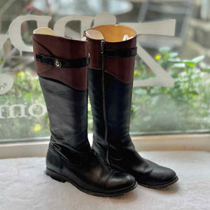 Frye Size 8 Black Pre-Owned Boots- Ladies